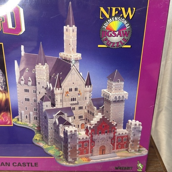 Wrebbit Sealed NOS Bavarian Castle 1000pc 3D Puzzle - Picture 6 of 8